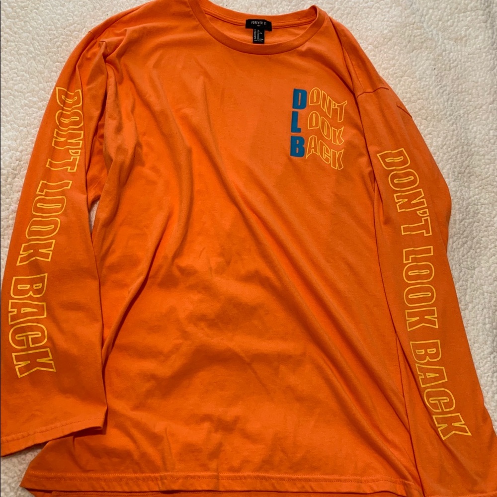 Forever 21 Mens Long-sleeve Graphic Tee